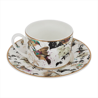 Garden’S Birds Tea Cup And Saucer Set X 2