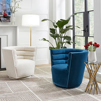 Maxime Swivel Club Chair