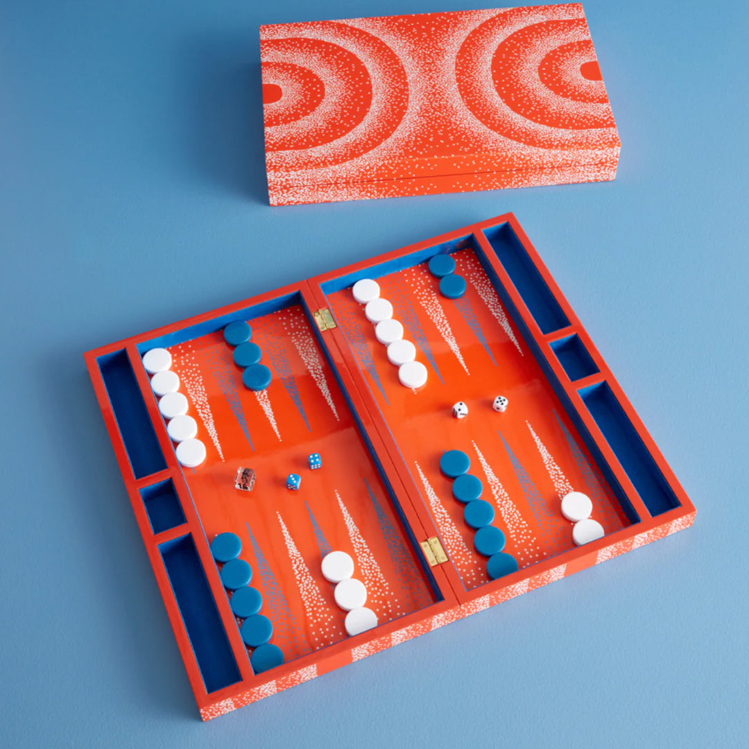 Vapor Backgammon Set Orange