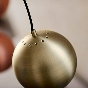 Ball Pendant Antique Brass