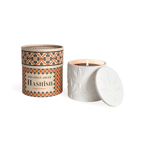 Hashish Ceramic Candle