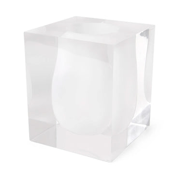 Bel Air Scoop Vase White