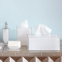 Hollywood Long Tissue Box Clear
