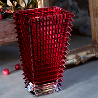 Eye Vase Rectangular Red