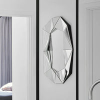 Diamond Large Mirror Silver