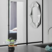 Diamond Large Mirror Silver