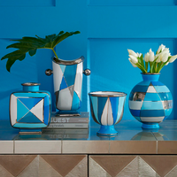 Torino Round Vase Blue