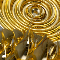 Lampara Colgante Spiral Dorado Sp1