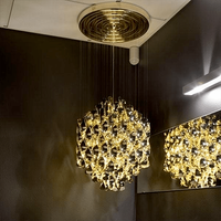 Lampara Colgante Spiral Dorado Sp1