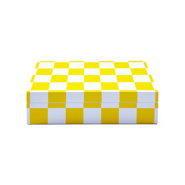 Large Checkerboard Lacquer Box