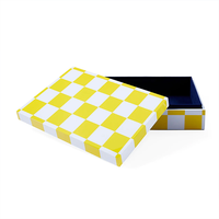Large Checkerboard Lacquer Box