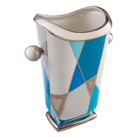 Torino Fractal Vase Blue