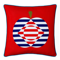 Fruit Stripe Reversible Outdoor Pillow