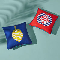 Fruit Stripe Reversible Outdoor Pillow