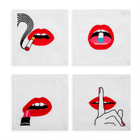 Lips Cocktail Napkins