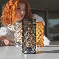 Marquis Table Lamp Led White Battery Fume