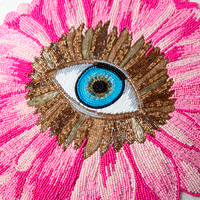 Petals Beaded Pillow