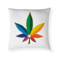 Sinsemilla Beaded Pillow