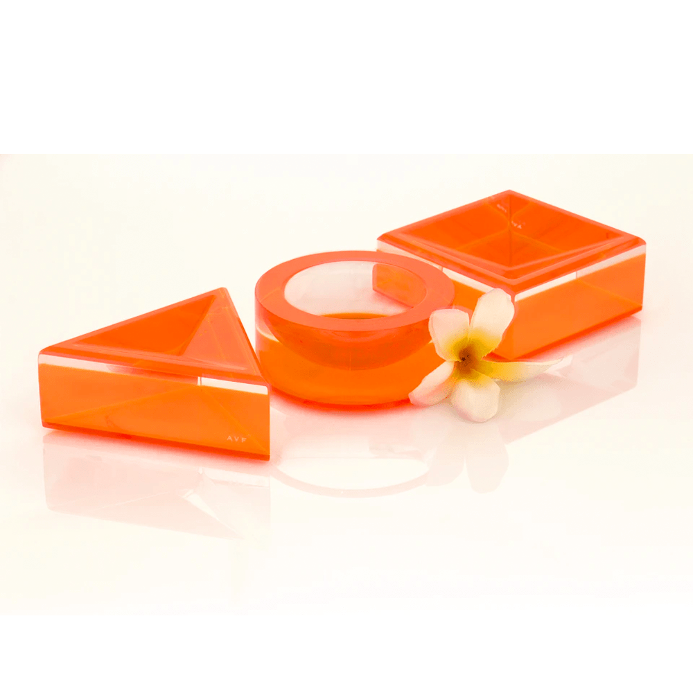 Square Mini Bowl Orange