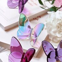 Baccarat Accesorios decorativos PAPILLON LUCKY BUTTERFLY IRIDESCENT CLEAR