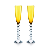 Baccarat Copas y vasos VÉGA FLUTISSIMO AMBER SET X 2