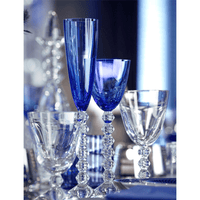 Baccarat Copas y vasos VÉGA FLUTISSIMO BLUE SET X 2