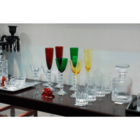 Baccarat Copas y vasos VÉGA FLUTISSIMO GREEN SET X 2