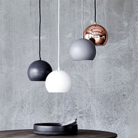 Ball Pendant Light Grey