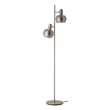 Bf20 Double Floor Lamp Brushed Satin