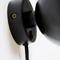 Ball Wall Magnet Lamp Black