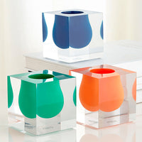 Bel Air Mini Scoop Vase Cobalt