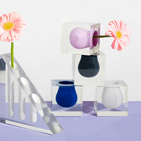 Bel Air Mini Scoop Vase Cobalt