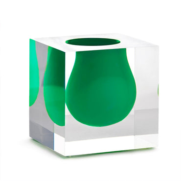 Bel Air Mini Scoop Vase Emerald
