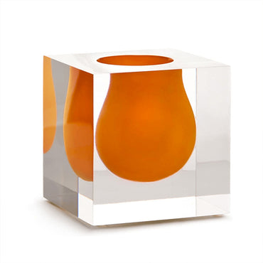 Bel Air Mini Scoop Vase Orange