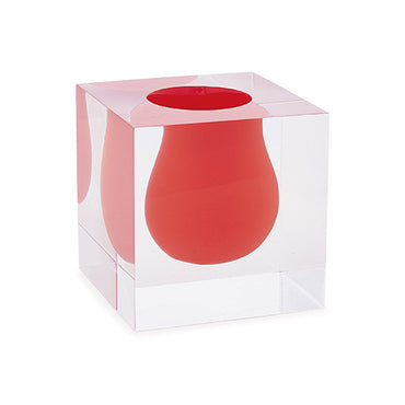 Bel Air Mini Scoop Vase Red