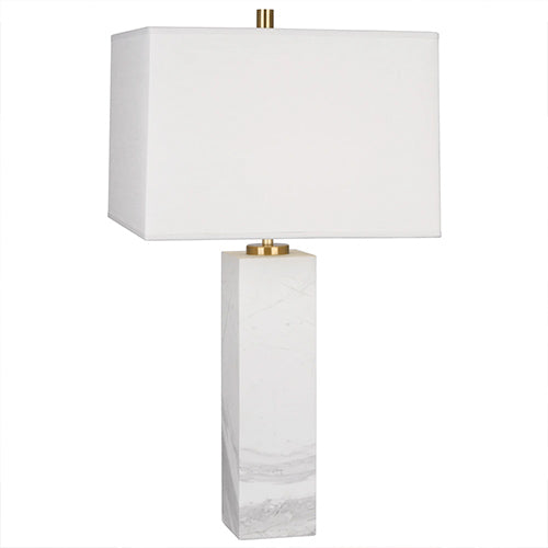Tall Canaan Table Lamp White