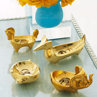 Brass Elephant Ring Bowl