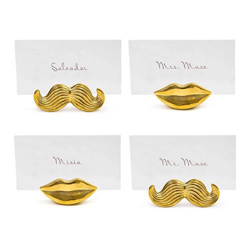 Brass Mr. & Mrs. Muse Place Card Holders
