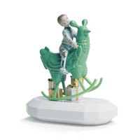The Rocking Chicken Ride Figurine