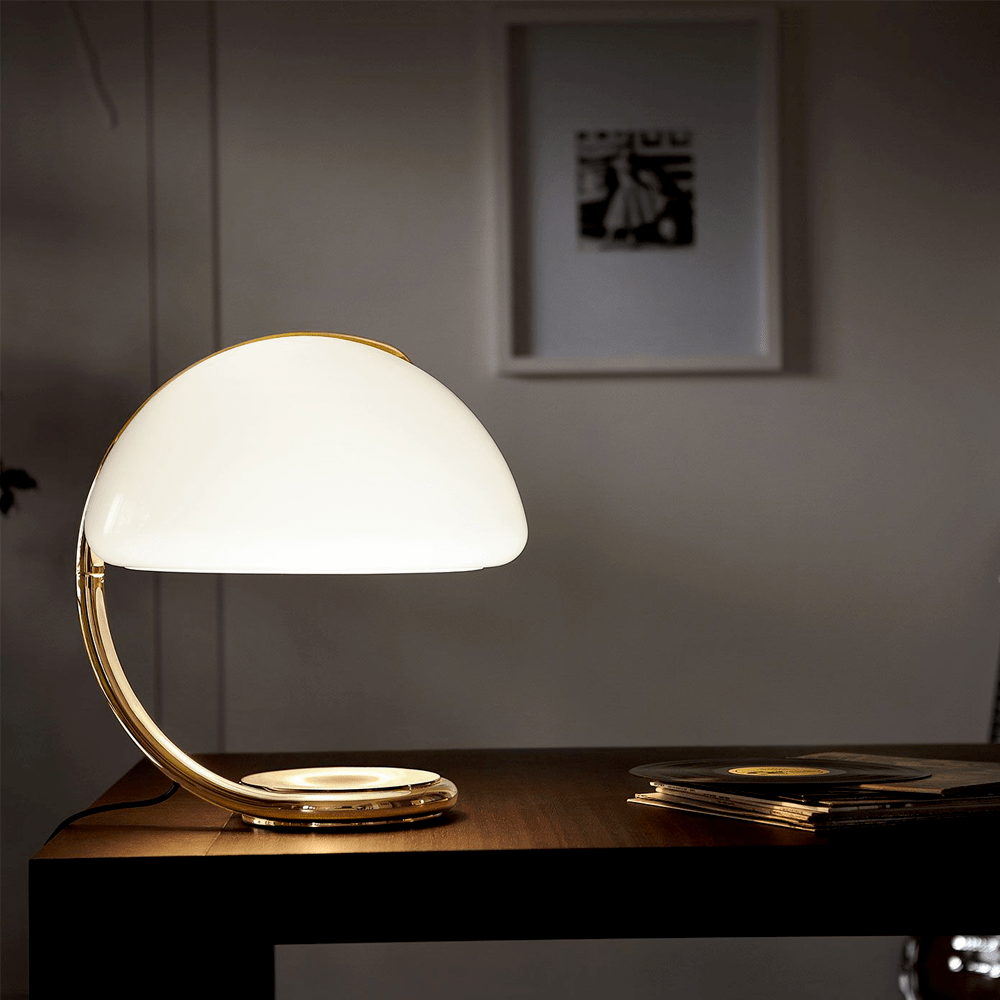 Martinelli Luce Lámpara de mesa SERPENTE GOLD TABLE LAMP