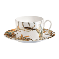 Roberto Cavalli Tazas TROPICAL FLOWER TEA CUP AND SAUCER SET