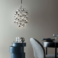 Verpan Lámpara colgante SPIRAL MINI SILVER